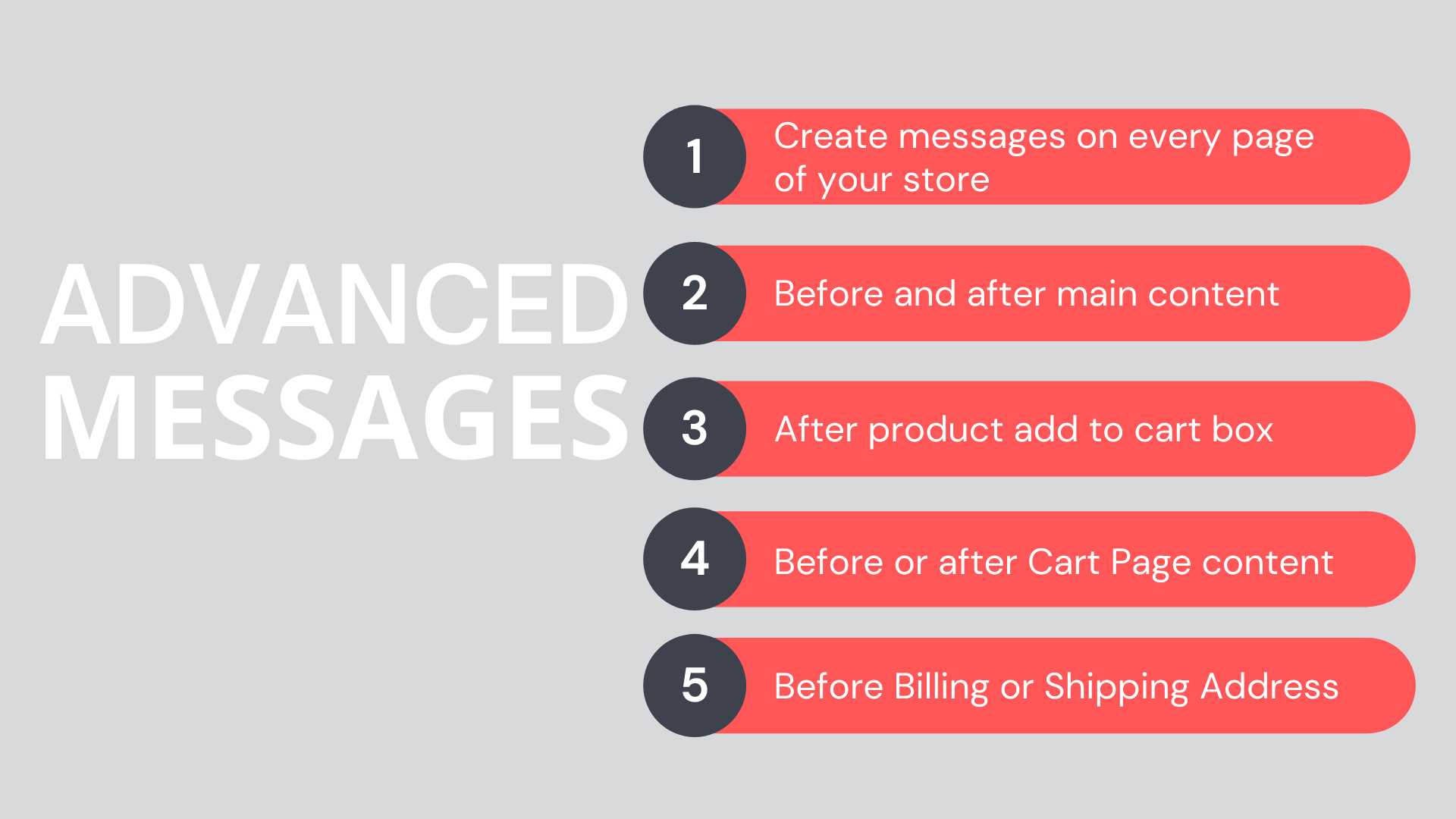 Advanced Messages Locations